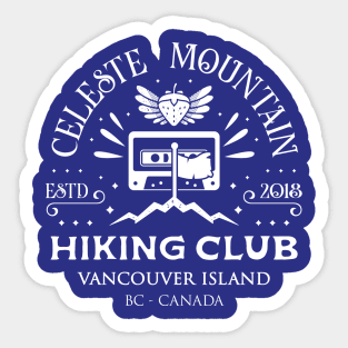 Celeste Mountain Hiking Emblem Sticker